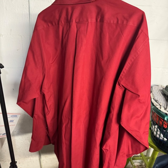 Izod long sleeve dress shirt size 18 Red - Picture 3 of 3